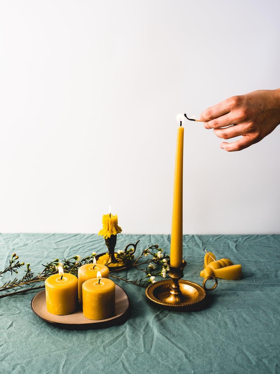 Taper Beeswax Candle